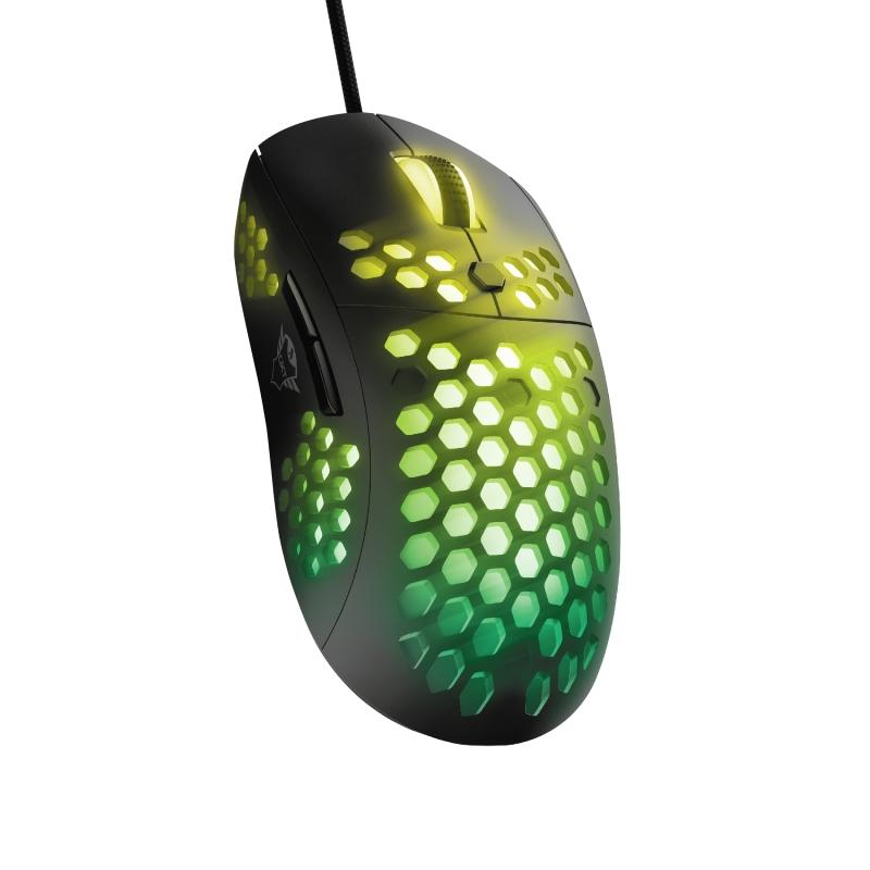 Mouse Trust Gaming Morfix Usb Negro Rgb Gxt 970 Dpi 200-10000