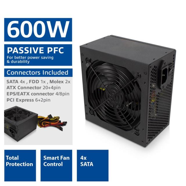 Захранваne Ewent EM3908, ATX 600W V3.1