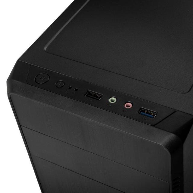 Кутия Kolink KLM-003, Micro ATX/Mini-ITX, 1x USB 3.0, 1x USB 2.0, черна