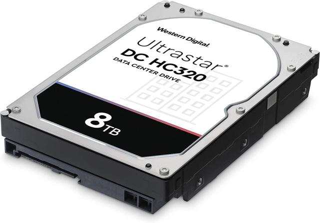 Твърд диск Western Digital Ultrastar DC HC320, 8TB, 7200RPM, SATA 6GB/s - HUS728T8TALE6L4