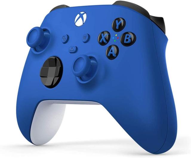 Геймърски контролер Microsoft, За Xbox, Безжичен, Bluetooth/Wireless, Син