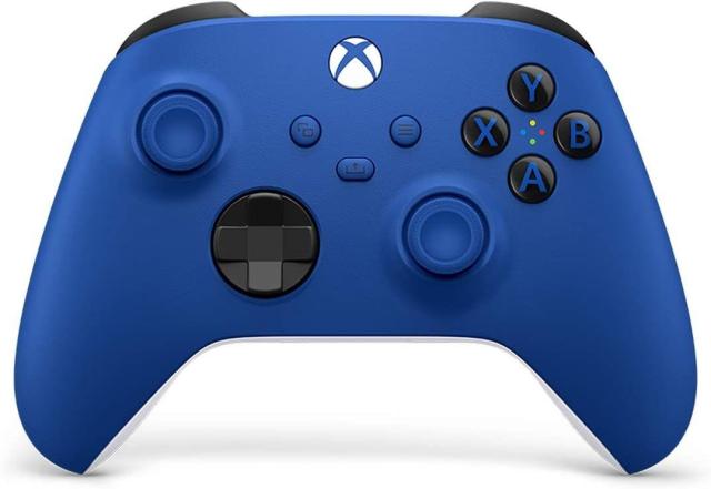 Геймърски контролер Microsoft, За Xbox, Безжичен, Bluetooth/Wireless, Син