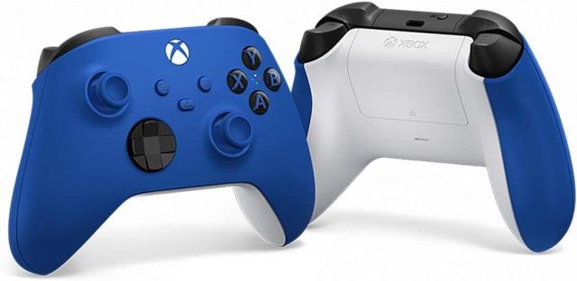 Геймърски контролер Microsoft, За Xbox, Безжичен, Bluetooth/Wireless, Син