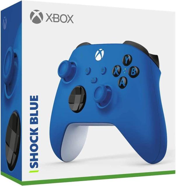 Геймърски контролер Microsoft, За Xbox, Безжичен, Bluetooth/Wireless, Син