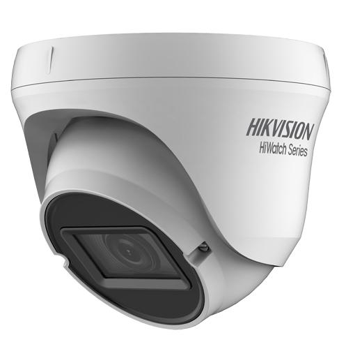 Камера HikVision HWT-T340-VF, Turret Camera, 4MP (2560x1440), VF 2.8~12 mm (108.4°~32.6°), IR up to 40m, metal housing, IP66, 12Vdc/5.2W