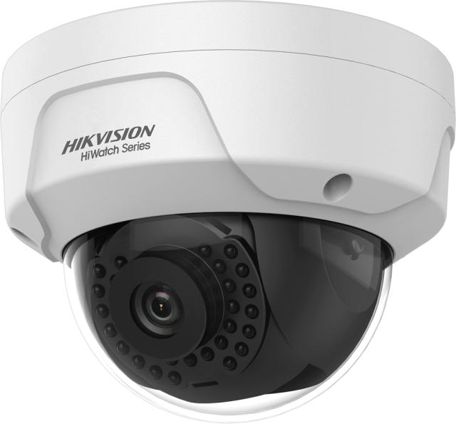 Камера HikVision HWI-D140H Network Dome Camera, IP 4MP (2560x1440@20 fps), 2.8 mm (100°), IR up to 30m, H.265+, metal base, plastic housing, IP67, IK10, 5.5W/PoE (802.3af)