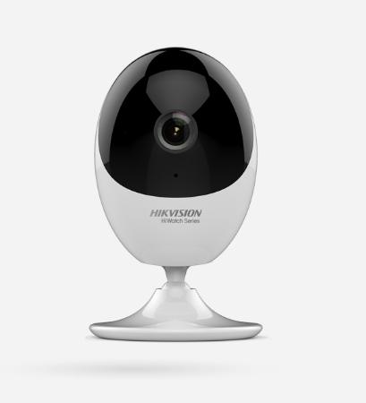 Камера HikVision HWC-C120-D/W, Network Cube Camera, IP 2MP (FullHD 1920x1080@25fps), 2.8 mm(105.8°), IR up to 10m, H.264+, micro SDXC up to 128GB, microphone & speaker, internal, 5Vdc/4.5W