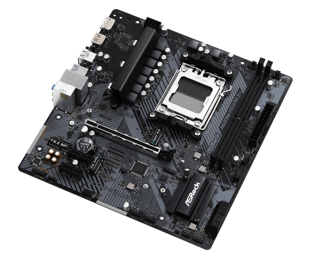 Дънна платка ASROCK A620M-HDV M.2+, A620, AM5, DDR5, PCIe 4.0, HDMI/DP, 2x M.2, 4x SATA 6Gb/s, 1x USB 3.2 Gen1 Type-C, 3x USB 3.2, Micro ATX