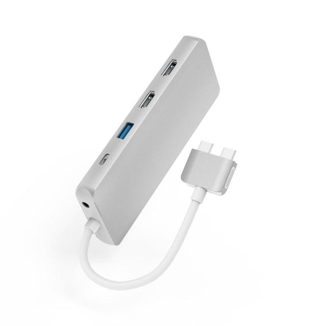 Мултипортов адаптер Hama USB-C Hub, "Connect2Mac", Multiport за Apple MacBook Air & Pro, 12 порта