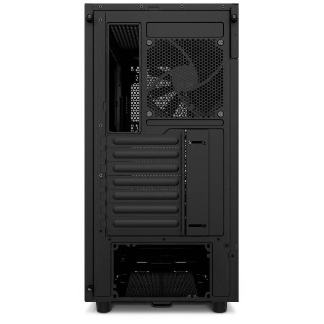 Кутия NZXT H5 Flow Matte Black, 1xUSB 3.2, 1xUSB Type-C, Audio Jack, Mid-Tower, ATX, черна, без захранване