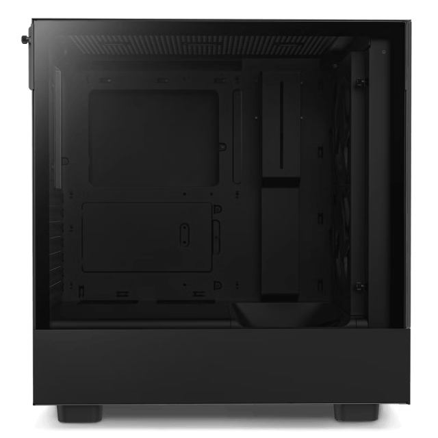 Кутия NZXT H5 Elite Matte Black, Tempered Glass,  1xUSB 3.2, 1xUSB Type-C, Audio Jack, Mid-Tower, Mini-ITX, Micro-ATX, ATX, черна, без захранване