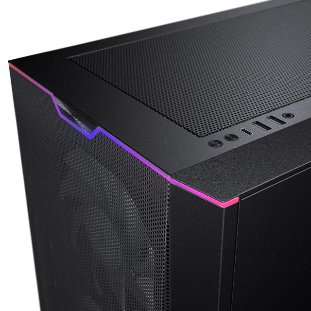 Кутия Phanteks G500A TG D-RGB, 1xUSB 3.0, 1xUSB Type-C, Audio Jack, Mid-Tower, ATX, Micro ATX, Mini ITX, Черна, без захранване