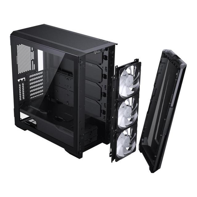 Кутия Phanteks G500A TG D-RGB, 1xUSB 3.0, 1xUSB Type-C, Audio Jack, Mid-Tower, ATX, Micro ATX, Mini ITX, Черна, без захранване