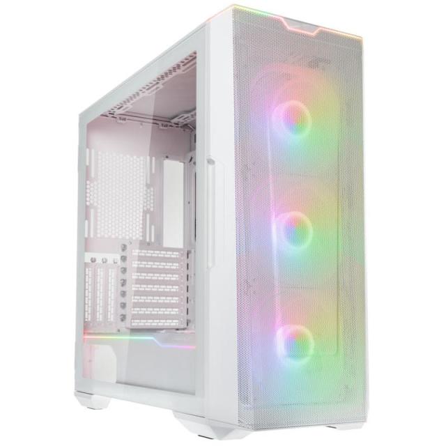 Кутия Phanteks G500A TG D-RGB, 1xUSB 3.0, 1xUSB Type-C, Audio Jack, Mid-Tower, ATX, Micro ATX, Mini ITX, Бяла, без захранване
