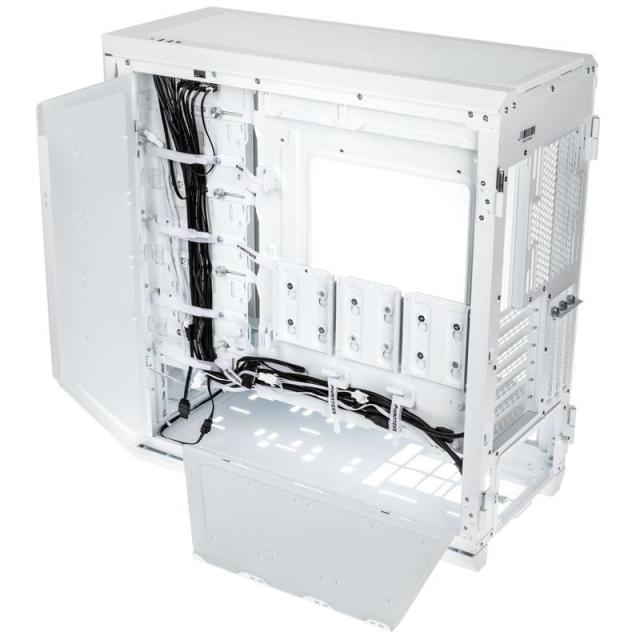 Кутия Phanteks G500A TG D-RGB, 1xUSB 3.0, 1xUSB Type-C, Audio Jack, Mid-Tower, ATX, Micro ATX, Mini ITX, Бяла, без захранване