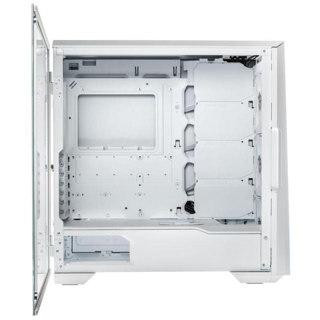 Кутия Phanteks G500A TG D-RGB, 1xUSB 3.0, 1xUSB Type-C, Audio Jack, Mid-Tower, ATX, Micro ATX, Mini ITX, Бяла, без захранване