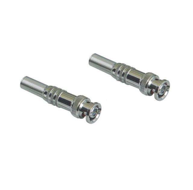 Аксесоар HikVision CV-7088, Set 2 pcs BNC connector with screw / solder and spring guard