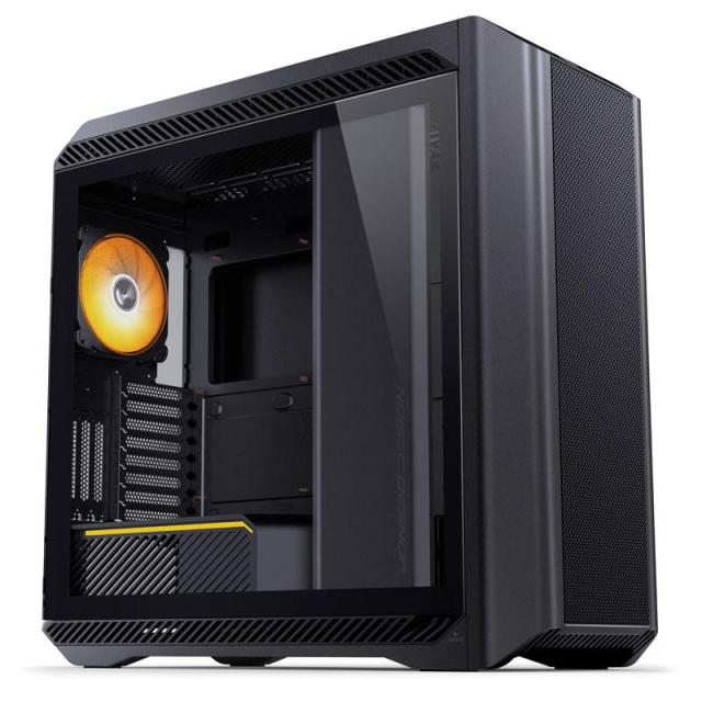 Кутия Jonsbo D500 TG, 2xUSB3.0, 1xUSB 3.2 Type-C,1xAUDIO, Full Tower, ITX/M-ATX/ATX/EATX, Черна