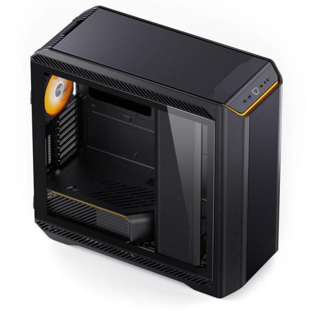 Кутия Jonsbo D500 TG, 2xUSB3.0, 1xUSB 3.2 Type-C,1xAUDIO, Full Tower, ITX/M-ATX/ATX/EATX, Черна