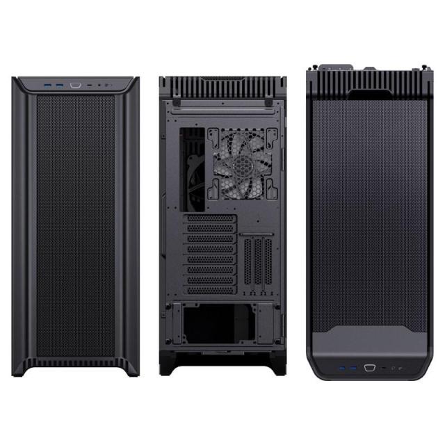 Кутия Jonsbo D500 TG, 2xUSB3.0, 1xUSB 3.2 Type-C,1xAUDIO, Full Tower, ITX/M-ATX/ATX/EATX, Черна