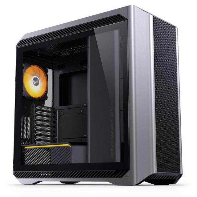 Кутия Jonsbo D500 TG, 2xUSB3.0, 1xUSB 3.2 Type-C,1xAUDIO, Full Tower, ITX/M-ATX/ATX/EATX, Сива