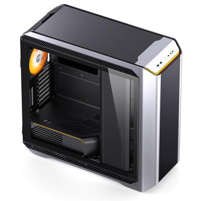 Кутия Jonsbo D500 TG, 2xUSB3.0, 1xUSB 3.2 Type-C,1xAUDIO, Full Tower, ITX/M-ATX/ATX/EATX, Сива