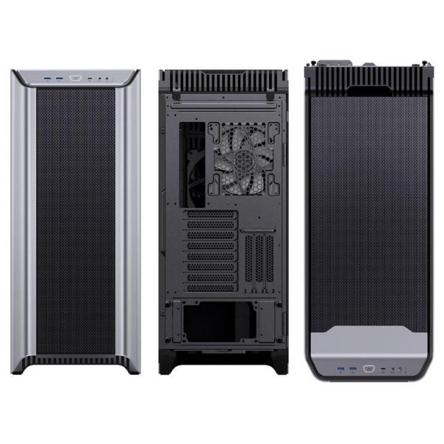 Кутия Jonsbo D500 TG, 2xUSB3.0, 1xUSB 3.2 Type-C,1xAUDIO, Full Tower, ITX/M-ATX/ATX/EATX, Сива