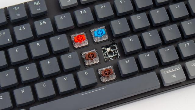Геймърска Механична клавиатура Keychron K1 SE TKL Hot-Swappable Low Profile Keychron Gateron Blue Switch - White Backlight, Aluminium and Plastic Frame