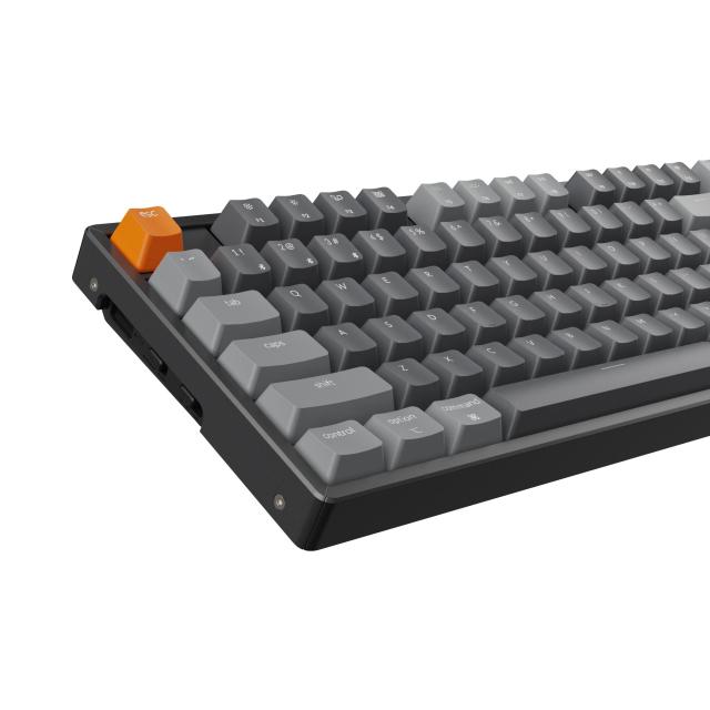 Геймърска механична клавиатура Keychron K10 Hot-Swappable Full-Size Gateron Blue Switch RGB LED Aluminium Frame