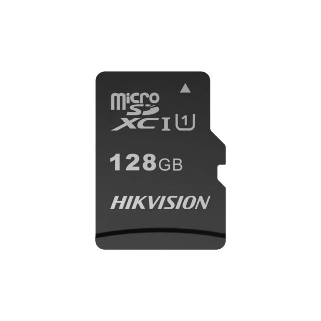 Карта памет HIkVision 128GB microSDXC, Class 10, UHS-I, TLC, up to 92MB/s скорост на четене, 40MB/s скорост на запис