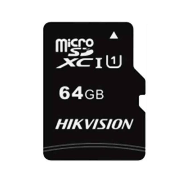 Карта памет HIkVision 64GB microSDHC, Class 10, UHS-I, TLC, up to 92MB/s скорост на четене, 30MB/s скорост на запис