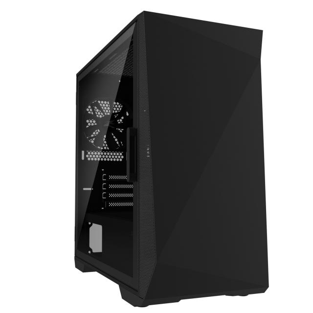 Кутия Zalman Z1 Iceberg Black, 1 x USB 2.0, 2 x USB 3.0, HD Audio Headphones, HD Audio Mic, mATX/Mini-ITX/Mini Tower, Черна