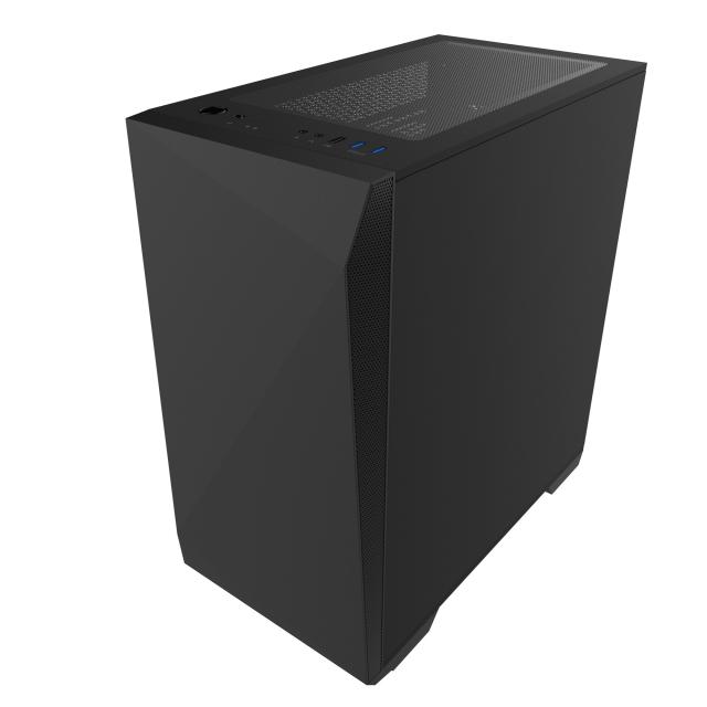 Кутия Zalman Z1 Iceberg Black, 1 x USB 2.0, 2 x USB 3.0, HD Audio Headphones, HD Audio Mic, mATX/Mini-ITX/Mini Tower, Черна