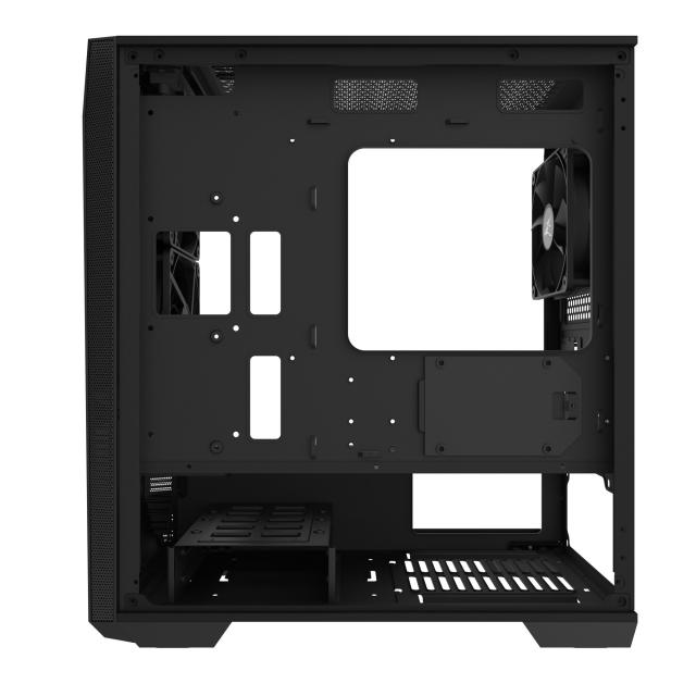 Кутия Zalman Z1 Iceberg Black, 1 x USB 2.0, 2 x USB 3.0, HD Audio Headphones, HD Audio Mic, mATX/Mini-ITX/Mini Tower, Черна