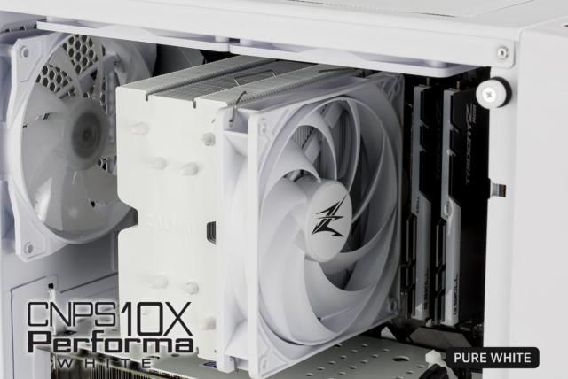 Охладител за процесор Zalman CPU Cooler CNPS10X PERFORMA WHITE, 4 pin PWM, AMD/Intel