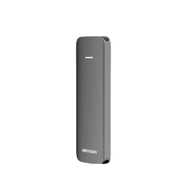 Външен диск HikVision 256GB Portable SSD, USB 3.1, Type-C, Grey