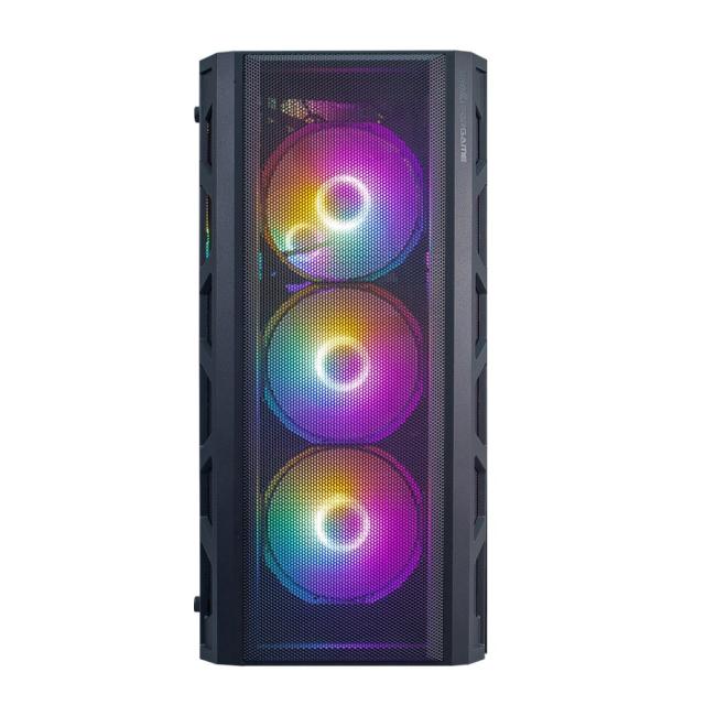 Кутия 1stPlayer Firebase XP-E RGB, Middle Tower, 1 x USB 3.0, 2 x USB 2.0, EATX/ATX/mATX/Mini-ITX 