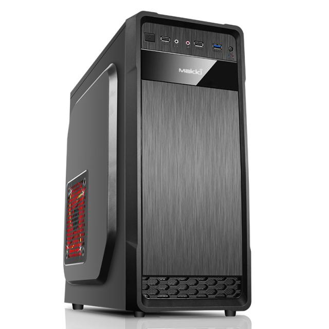 Кутия Makki MAKKI-0636BB-U3, 1x USB 3.0, 2x USB 2.0, PSU 500W, ATX/mATX, със захранване