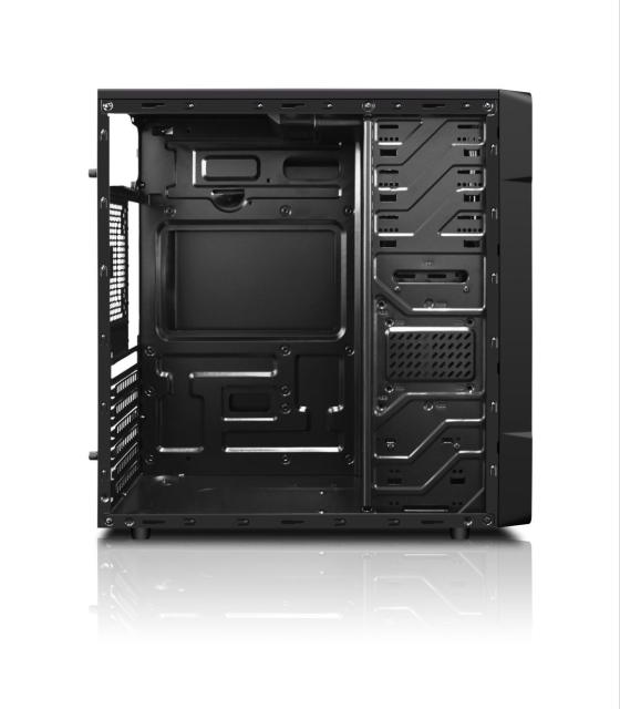 Кутия Makki MAKKI-0636BB-U3, 1x USB 3.0, 2x USB 2.0, PSU 500W, ATX/mATX, със захранване