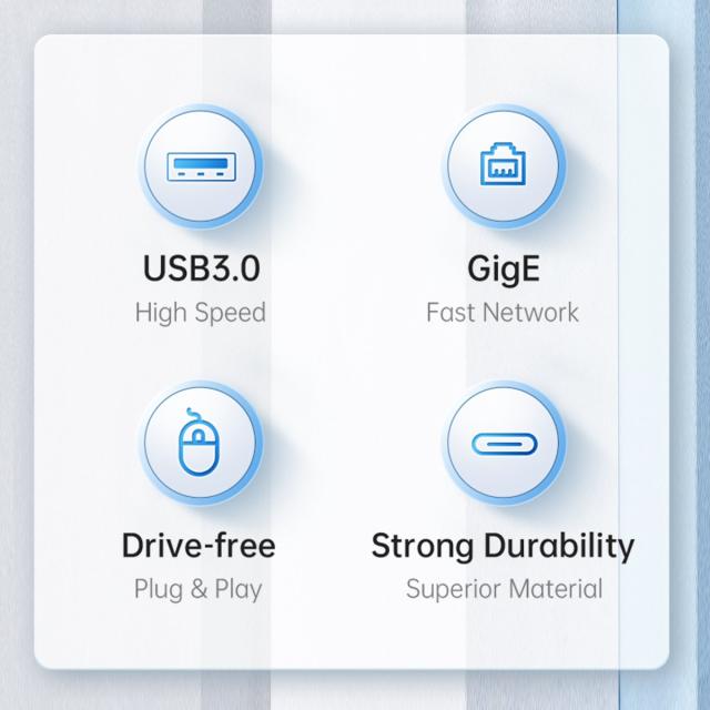 Хъб Orico USB3.1 3 port + LAN 1000M, USB 3.1 Type-C - PW3UR-C3-015-BK