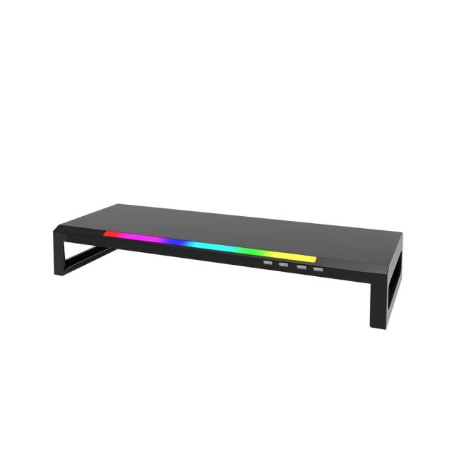 Стойка за монитор Marvo Monitor stand DZ-01 - USB Hub 4 port, RGB