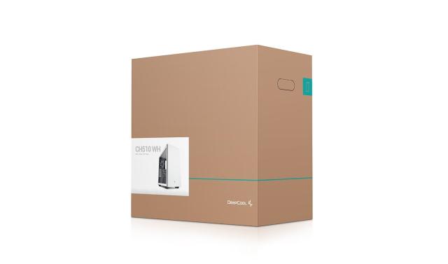 Кутия за компютър DeepCool CH510 WH, 2 x USB 3.0 HD Audio x 1, E-ATX, Бяла