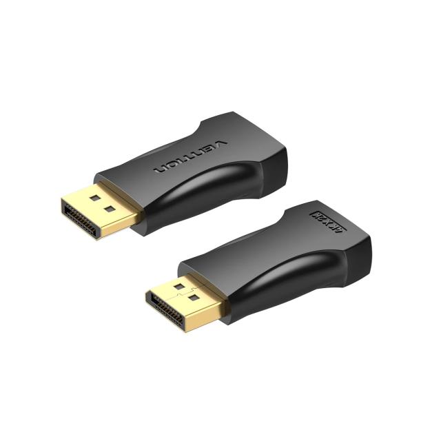 Адаптер Vention  DisplayPort M / HDMI F - 4K, Black