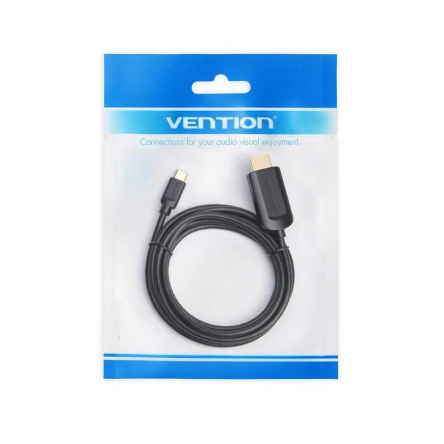 Кабел Vention  Type-C към HDMI - 2.0m 4K Black