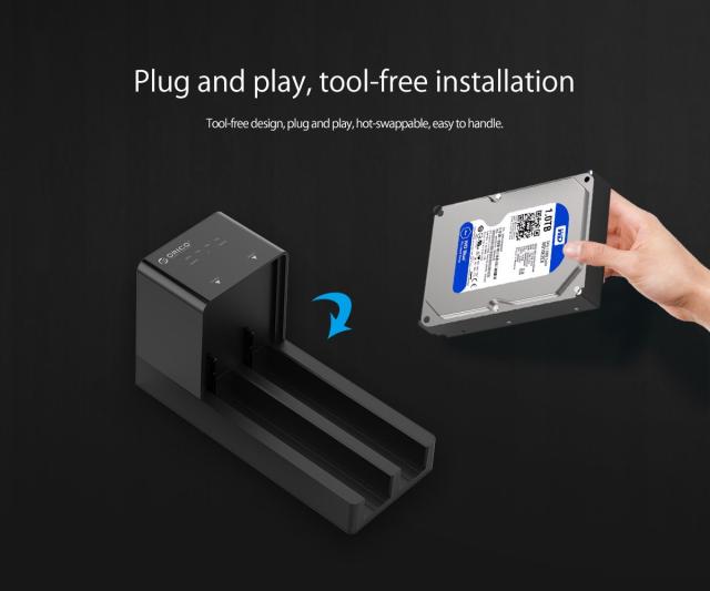 Orico дубликатор за дискове Storage - HDD Duplicator - 6528US3-C