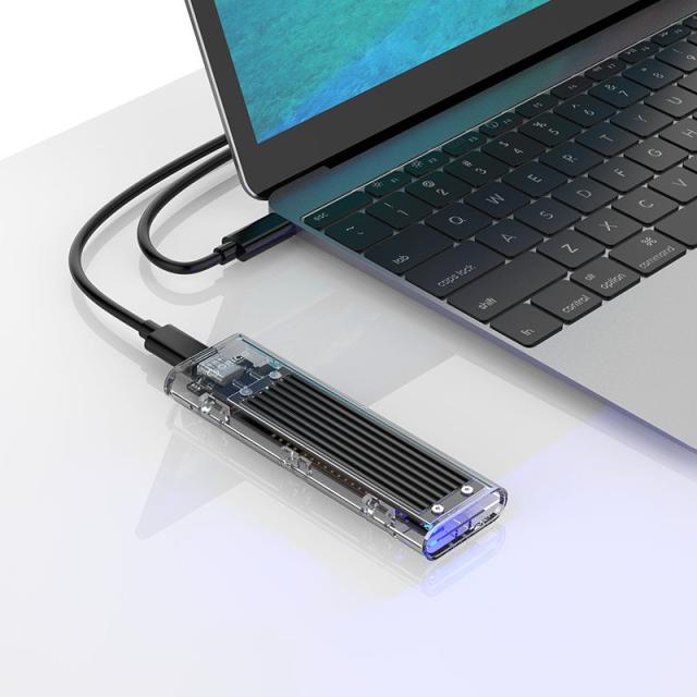 Кутия Orico за SSD, Storage - Case - M.2 NVMe M key - USB3.1 Type-C - TCM2-C3-BK