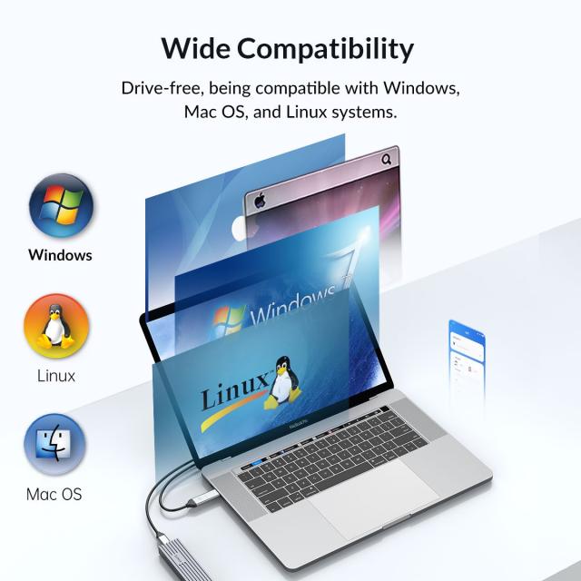 Кутия Orico за SSD, Storage - Case - M.2 NVMe M-key 10 Gbps Aluminum Heatsink Silver - FV35C3-G2-SV