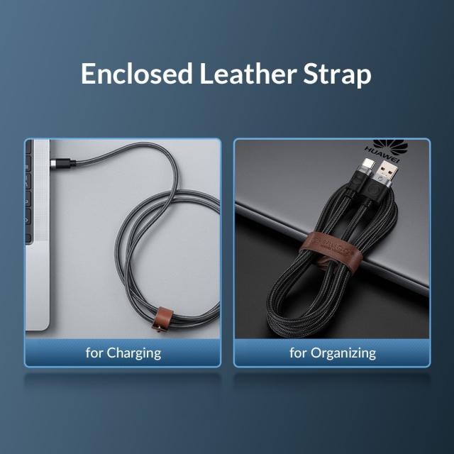 Кабел Orico USB C-to-C PD 100W Charging 0.5m Black