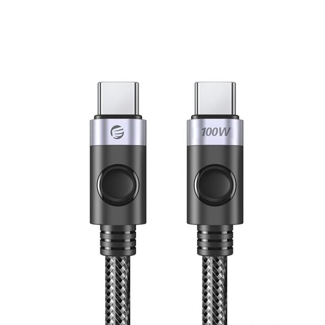 Кабел Orico USB C-to-C PD 100W Charging 0.5m Black