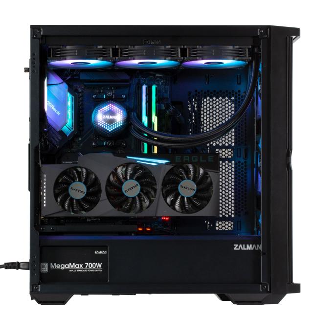 Кутия Zalman Z10 DUO, Mesh/Tempered Glass, 1 x USB 3.1 Type-C, 2 x USB 3.0, HD Audio Headphones, HD Audio Mic, EATX /ATX mATX/Mini-ITX